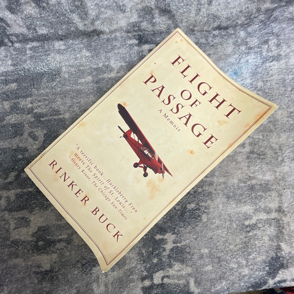 Flight of Passage A Memoir Rinker Buck Paperback Book Aviation Adventure